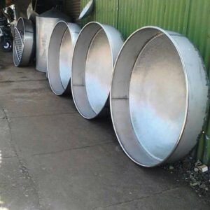 Wajan penggorengan besar stainless steel untuk kebutuhan dapur industri