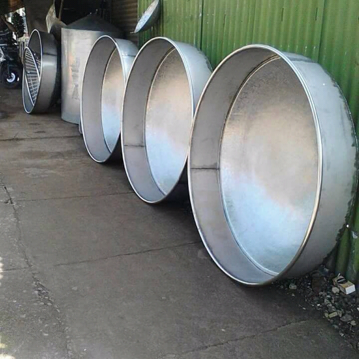 Wajan penggorengan besar stainless steel untuk kebutuhan dapur industri