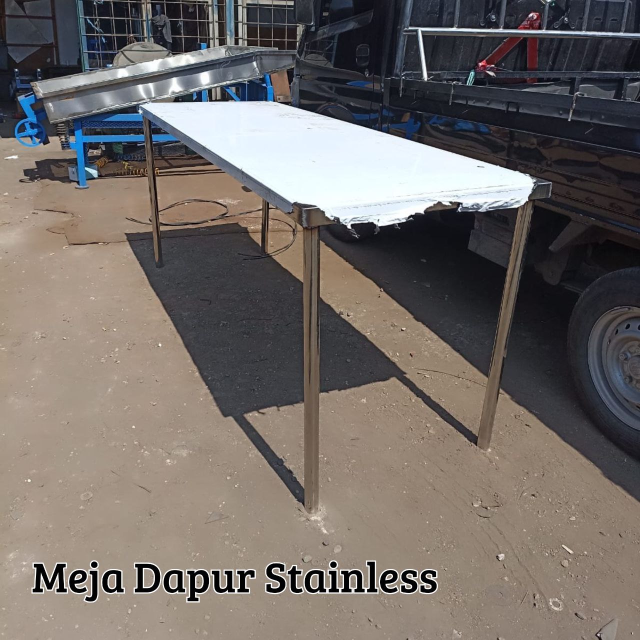 Meja dapur stainless custom berkualitas tinggi untuk dapur modern