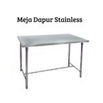 Meja dapur stainless custom berkualitas tinggi untuk dapur modern